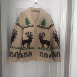 Wool handmade sweater, vintage